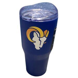 Los Angeles Rams 30 Oz Powder Coat Tumbler By Logo Brands NFL Double Wall